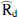 $ \widehat{\mathrm{R}}_{\mathrm{d}} $