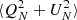 $ {\langle}Q_N^2+U_N^2{\rangle} $