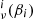 $ _\nu^i(\beta_i) $