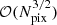 $ \mathcal{O}(N_{\mathrm{pix}}^{3/2}) $