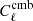 $ C_\ell^\mathrm{cmb} $