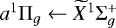 $a^{1}\Pi_{g}\leftarrow\widetilde{X}^{1}\Sigma^{&#x002B;}_{g}$