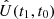 $ \hat{U}(t_1,t_0) $