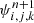 $ \psi_{i,j,k}^{n+1} $
