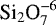 $\textrm{Si}_2 \textrm{O}_7^{-6}$