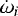 $\dot{\omega}_i$