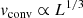 $$ \begin{aligned} v_{\mathrm{conv} }\propto L^{1/3} \end{aligned} $$