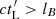 $ c t^\prime_{\rm L} > l_B $