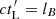 $ c t^\prime_{\rm L} = l_B $