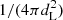 $ 1/(4\pi d_{\rm L}^2) $