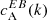 $ c_{\mathrm{A}}^{EB} (k) $