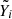 $ \tilde{Y}_i $