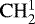 $\mathrm{CH_2^1}$