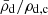 $ \bar{\rho}_{\mathrm{d}}/\rho_{\mathrm{d,c}} $