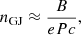 $$ \begin{aligned} n_{\mathrm{GJ} } \approx \frac{B}{ePc}, \end{aligned} $$