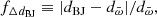 $$ \begin{aligned} f_{\Delta d_\mathrm{BJ} } \equiv |d_\mathrm{BJ} -d_{\bar{\omega }}| / d_{\bar{\omega }}, \end{aligned} $$