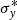 $ \sigma^{\ast}_{y} $