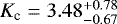 $K_{\textrm{c}}=3.48_{-0.67}^{&#x002B;0.78}$