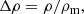 $$ \begin{aligned} \Delta \rho = \rho /\rho _{\mathrm{m} }, \end{aligned} $$