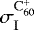 $\sigma^{\mathrm{C}_{60}^&#x002B;}_{\mathrm{I}}$