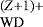 $^{(Z&#x002B;1)&#x002B;}_{\textrm{WD}}$