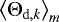$\left<\Theta_{\mathrm{d},k}\right>_{m}$