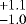 $^{&#x002B;1.1}_{-1.0}$
