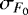 $\sigma_{F_0}$