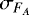 $\sigma_{F_A}$