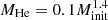 $ M_{\mathrm{He}}=0.1 M_{\mathrm{init}}^{1.4} $