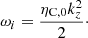 $$ \begin{aligned}\omega _i = \frac{\eta _{\rm C,0}k_z^2}{2}\cdot \end{aligned} $$