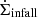 $ \dot{\Sigma}_{\mathrm{infall}} $