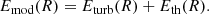 $$ \begin{aligned} E_{\rm mod}(R) = E_{\rm turb}(R) + E_{\rm th}(R). \end{aligned} $$