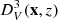 $ D_{V}^3({\mathbf x},z) $