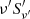 $ \nu^\prime S^\prime_{\nu^\prime} $