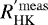 $R_{\textrm{HK}}^{&#x0027; \rm meas}$