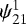 $\psi^{1}_{21}$