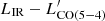 $ L_{\rm IR}-L^\prime_{\rm CO(5-4)} $