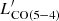 $ L^\prime_{\rm CO(5-4)} $