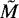 $\tilde{M}$