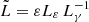 $ \tilde{L} = \varepsilon L_\varepsilon \, L_\gamma^{-1} $