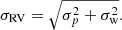 $$ \begin{aligned} \sigma _{\rm RV} = \sqrt{\sigma _p^2 + \sigma _{\rm w}^2} {.} \end{aligned} $$