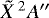 $\tilde{X}\,^2A^{\prime\prime}$