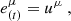 $$ \begin{aligned} e^{\mu }_{(t)}&= u^{\mu } \ , \end{aligned} $$