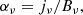 $$ \begin{aligned} \alpha _{\nu } = j_{\nu } / B_{\nu }, \end{aligned} $$