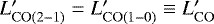 $L&#x0027;_{\rm{CO(2{-}1)}} = L&#x0027;_{\rm{CO(1-0)}} \equiv L&#x0027;_{\rm{CO}}$