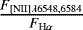 ${\frac{{F}_{\textrm{[NII]} \lambda 6548, 6584}}{{F}_{\textrm{H}{\alpha}}}}$