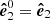 $ \boldsymbol{\hat{e}}_2^0=\boldsymbol{\hat{e}}_2 $