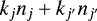 $k_jn_j&#x002B;k_{j&#x0027;}n_{j&#x0027;}$