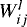 $W_{ij}^l$